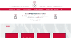 Desktop Screenshot of garderforeningerne.dk